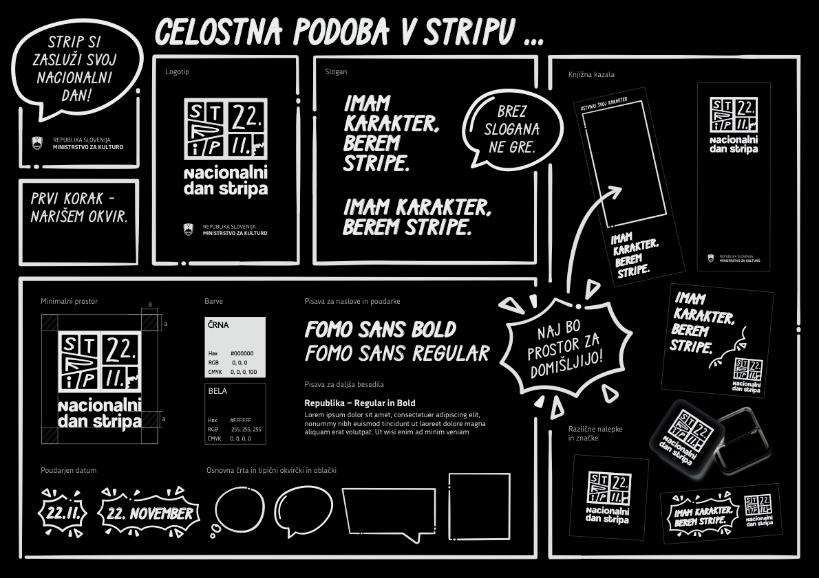 Celostna grafična podoba Nacionalnega dneva stripa